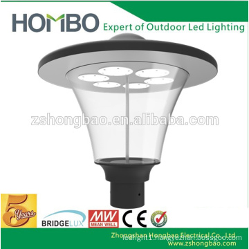 High bright CE Rohs certificate 3 years guarantee dome garden light decorative parking lot lighting led garden light fixture